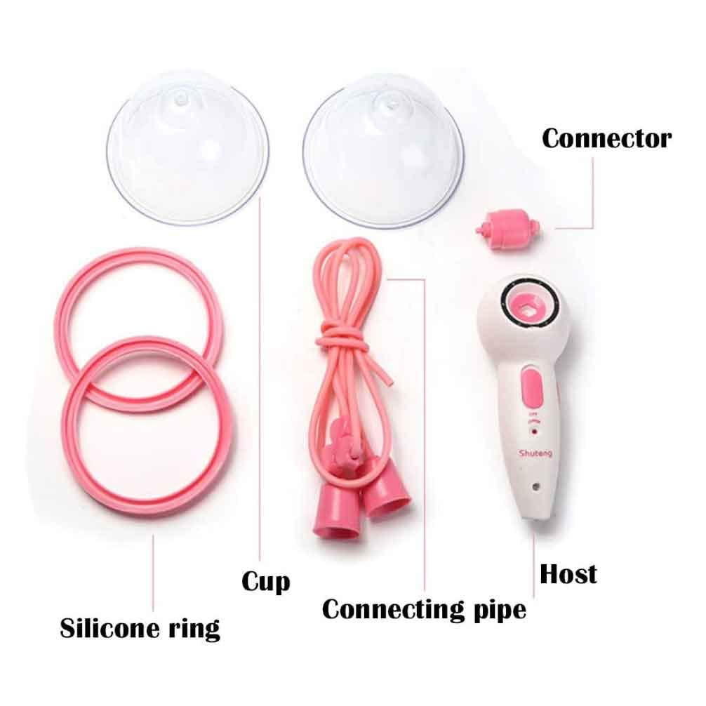 Instrumento eléctrico de aumento de senos, masajeador de pecho, amplificador de aumento de senos femenino, previene la flacidez de los senos, promueve la belleza de los senos (M)