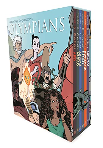Olympians Boxed Set Books 7-12: Ares, Apollo, Artemis, Hermes, He...