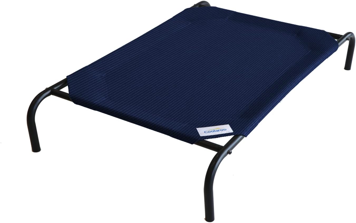 Coolaroo Original Elevated Dog Bed - Breathable Off-The-Ground Pet Bed with Cooling Fabric, Joint Relief & Moisture-Resistant Fabric, 100% Recyclable, Easy Clean, Brunswick Green, Extra Large