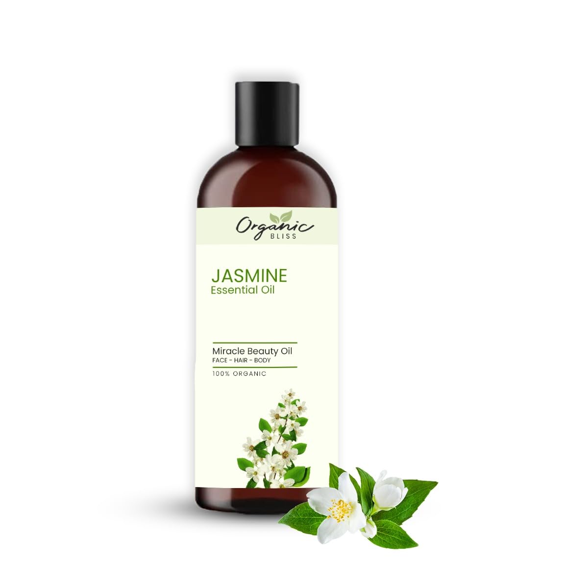 Jasmine Essential Oil 100% Pure and Natural Therapeutic Grade Essential Oil for Hair Skin Care (50 ML)