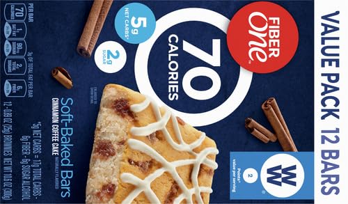 Image of Fiber One 70 Calorie Cinnamon Coffee Cake Soft-Baked Bars, 12 Bars, 10.6 oz