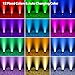 POPOSOAP Solar Pond Lights, RGB LED Pond Lights Waterproof IP68, 2200mAh Battery Underwater Solar Light with Two Modes Options for Pond Fountain Pool Garden Decoration(3 Headlamp)