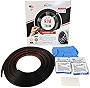 All-Fit Rim Trim Wheel Protection Strips for Curb Rash Prevention – Universal Fit (Black)