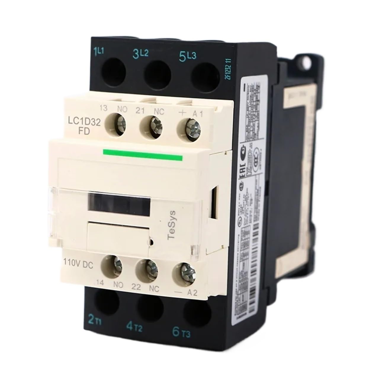 RCGKNNMUZ LC1D32FD DC electromagnetic contactor 3P 3NO LC1-D32FD 32A 110V DC Coil