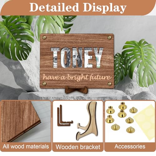 Personalized Wooden Money Envelope Custom Money Holder Gift for Christmas, Birthday, Mother's Day,Gruduation3