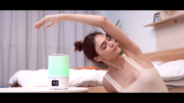 Macchina Del Suono Per Neonati Con Luce Notturna E Sveglia - Controllo Bluetooth E Display Temperatura - Foto 8