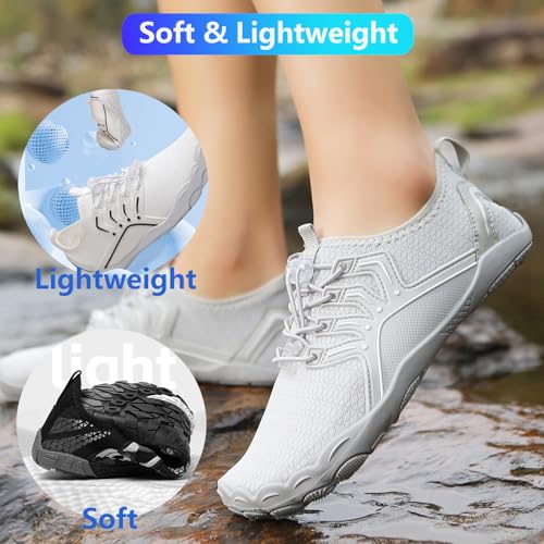 Image of Hike Barefoot Shoes Women Men Pro Water Footwear Wide Toe Box Non-Slip Unisex Athletic Outdoor Running Shoes