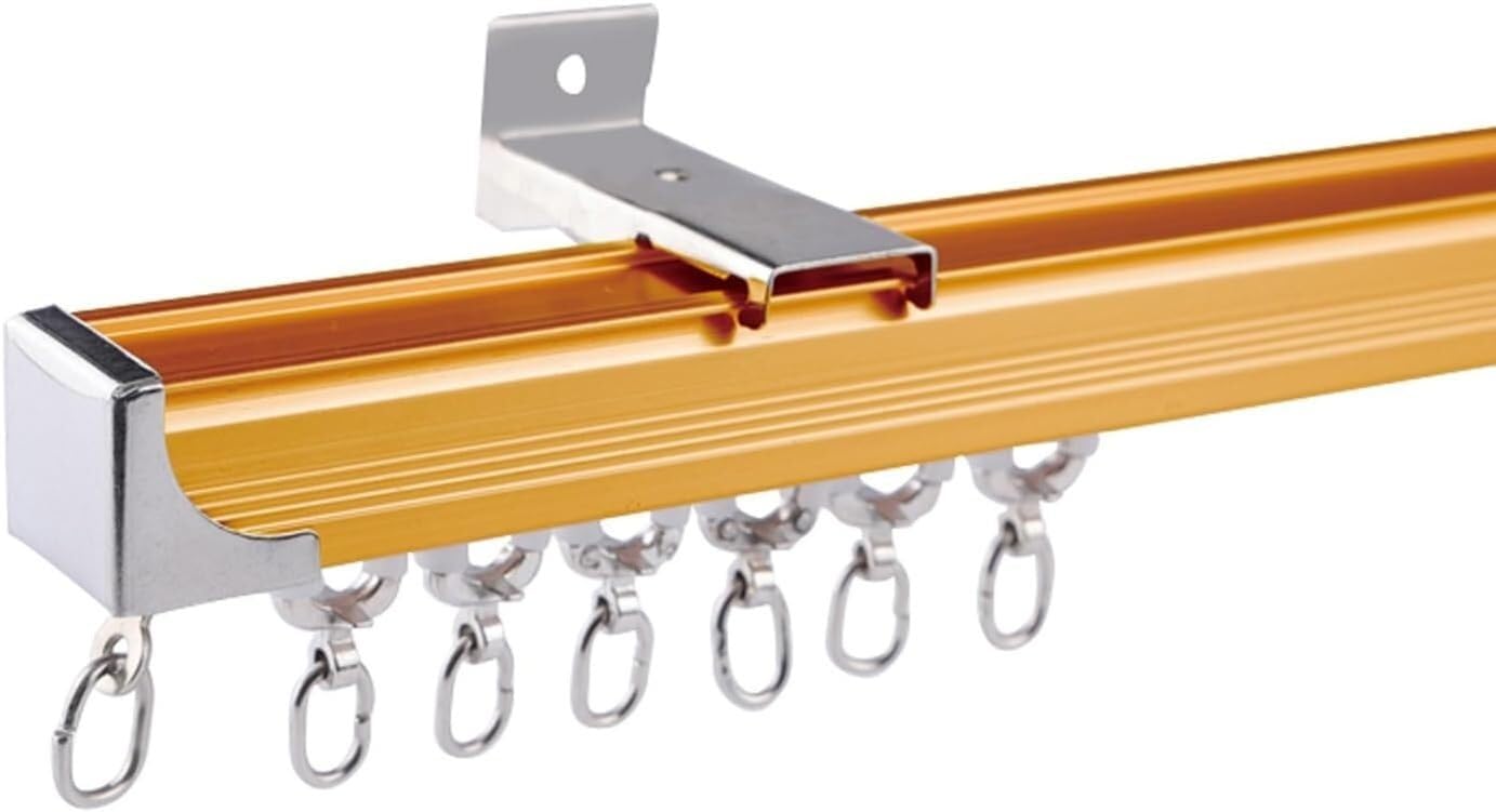 Aluminium Silent Curtain Track Room Divider Rod Sliding Curtains Rails