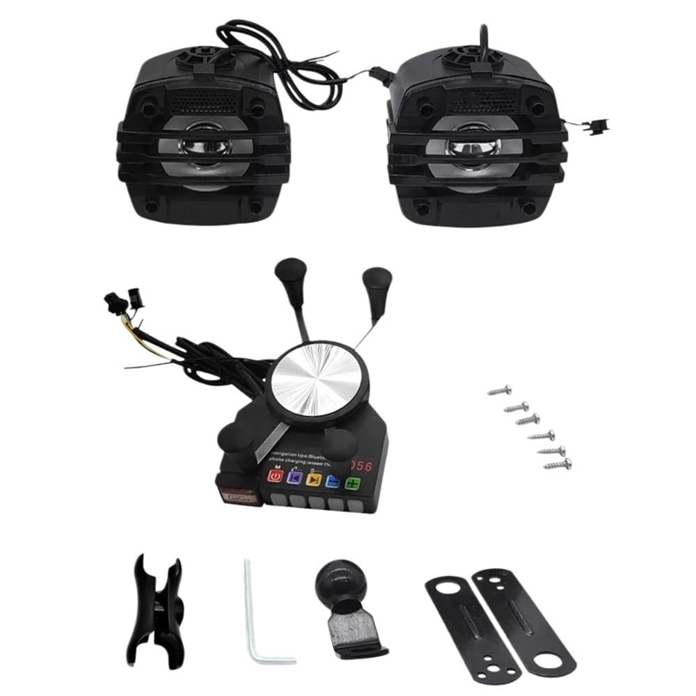 Altoparlante Musicale Per Altoparlante Con Staffa Per Telefono | Supporto Di Ricarica Per Altoparlante Con Staffa Per Telefono Multifunzionale Per Moto Accessori Per Audio Mp3