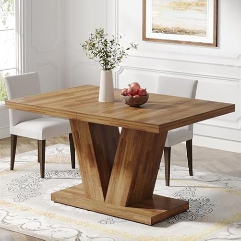 Tribesigns 47-Inch Walnut Dining Table Cover