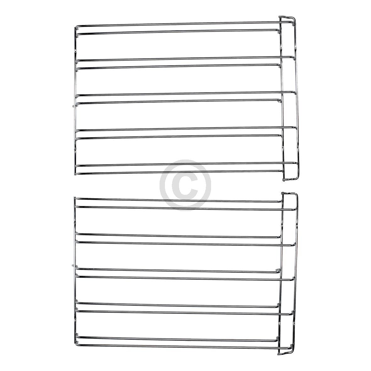 eVendix Haltegitterset 405549214/6 Links rechts für Backbleche und Roste Backofen