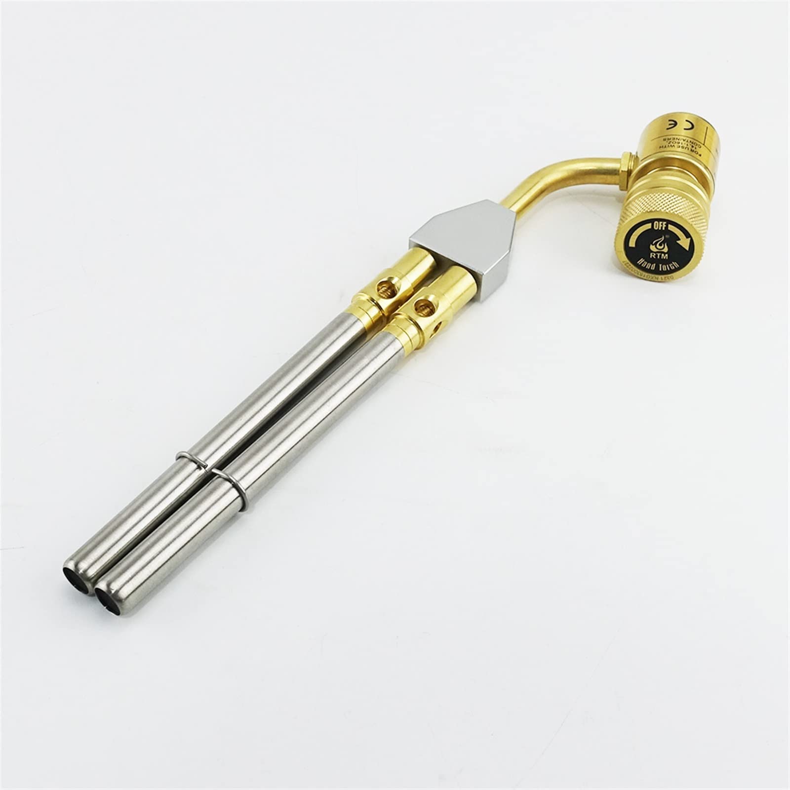 Kits de antorcha Boquillas, Accesorios de soldadura - 2 Boquillas Antorcha MAPP Pistola de soldadura de gas Pistola de soldadura fuerte CGA600 Conexión Quemador Calentador Soplete for soldar Barbacoa