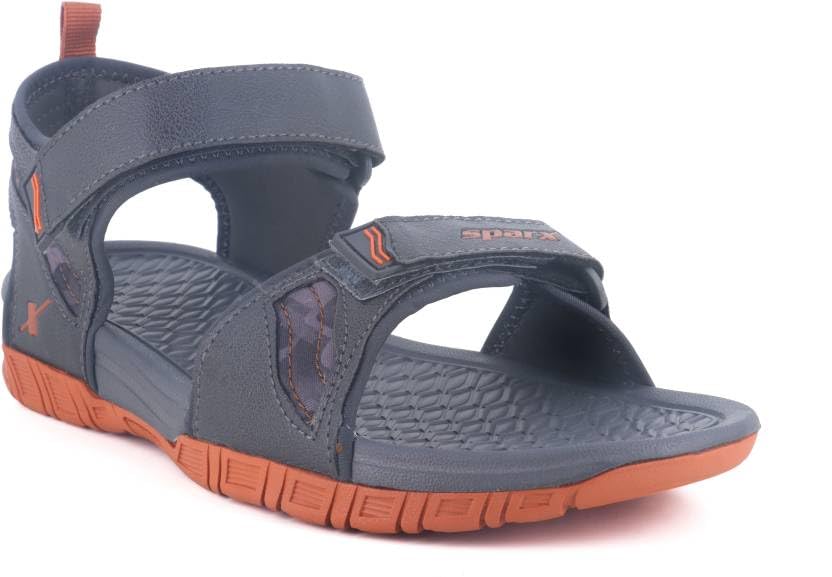 Men Grey Sports Sandals-image-6