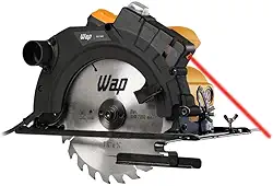 WAP Serra de Circular 7.1/4" ESC 1500 com Guia a Laser e Base de Ajuste até 45°, Empunhadura Emborrachada, 1500W 220V