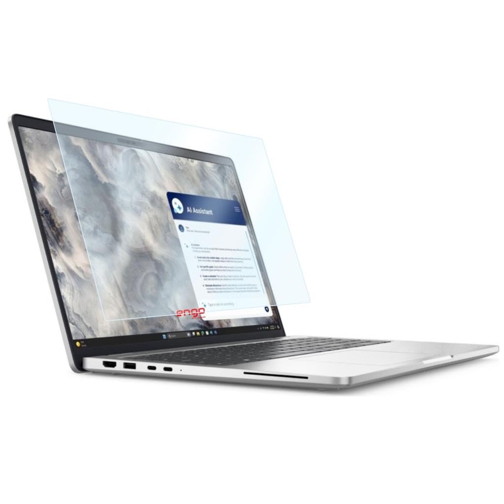 Engo Dell Pro 16 Pc16250 16 İnç İle Uyumlu Ekran Koruyucu Notebook, 9h Temperli Kırılmaz Esnek Nano Cam, Çizilmeye Ve Darbeye Dayanıklı Laptop Koruma, Hd Şeffaf 16:10