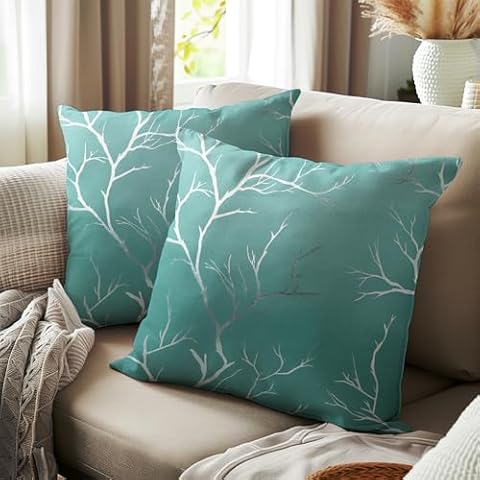 Encasa Homes Satin Weave Cushion Covers Pack of 2 Cover