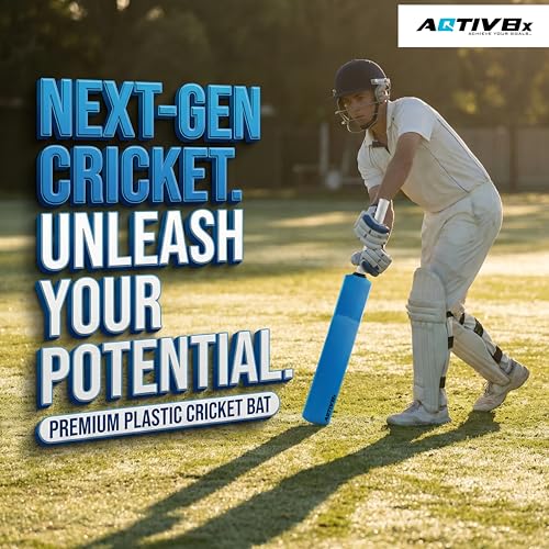 Image of Plastic Bat, Hard Plastic Cricket Bat, Tennis Cricket Bat, Turf Tennis Bat Lightweight