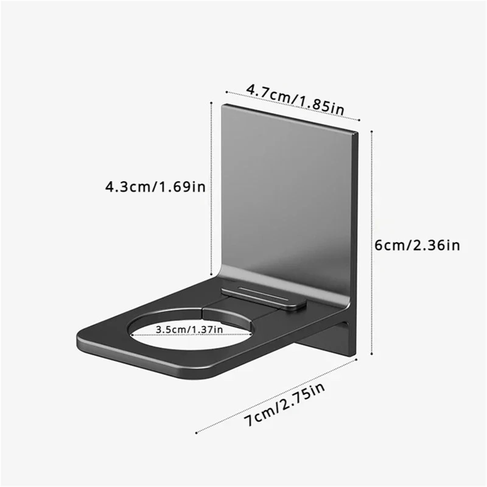 Estante de ducha ajustable – Soporte de pared para champú y gel con ganchos – Instalación sin taladro para almacenamiento sobre el cabezal de ducha – 10 paquetes