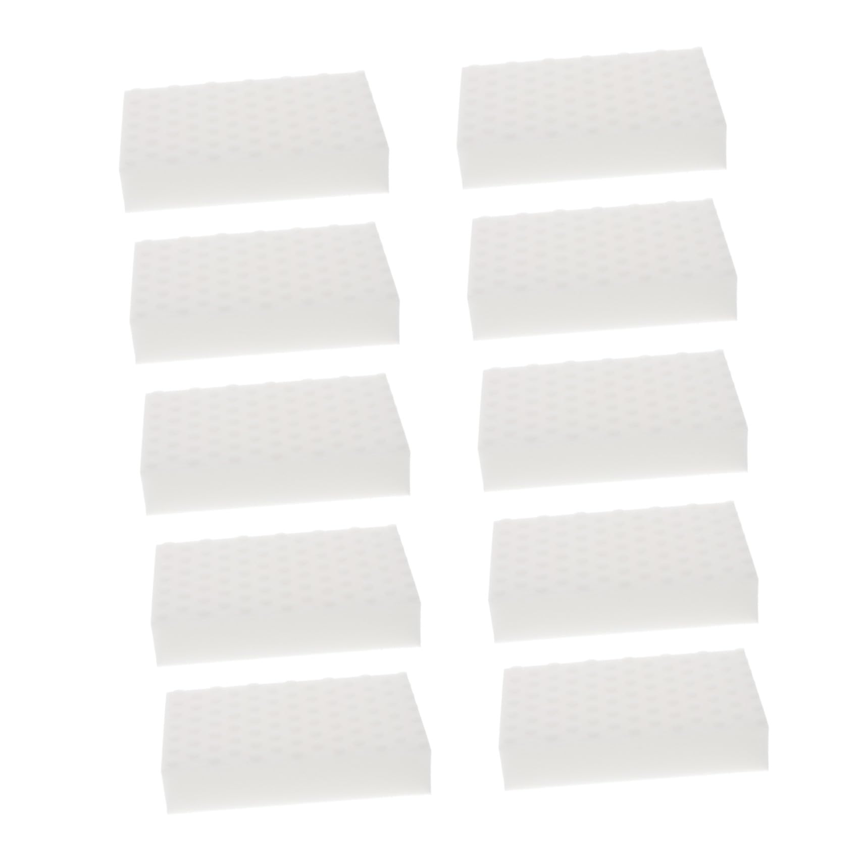 GALPADA Éponges de Nettoyage Haute Densité Trace en Blanches Lot de 10 Accessoires Pratiques Cuisine et Lavage Automobile