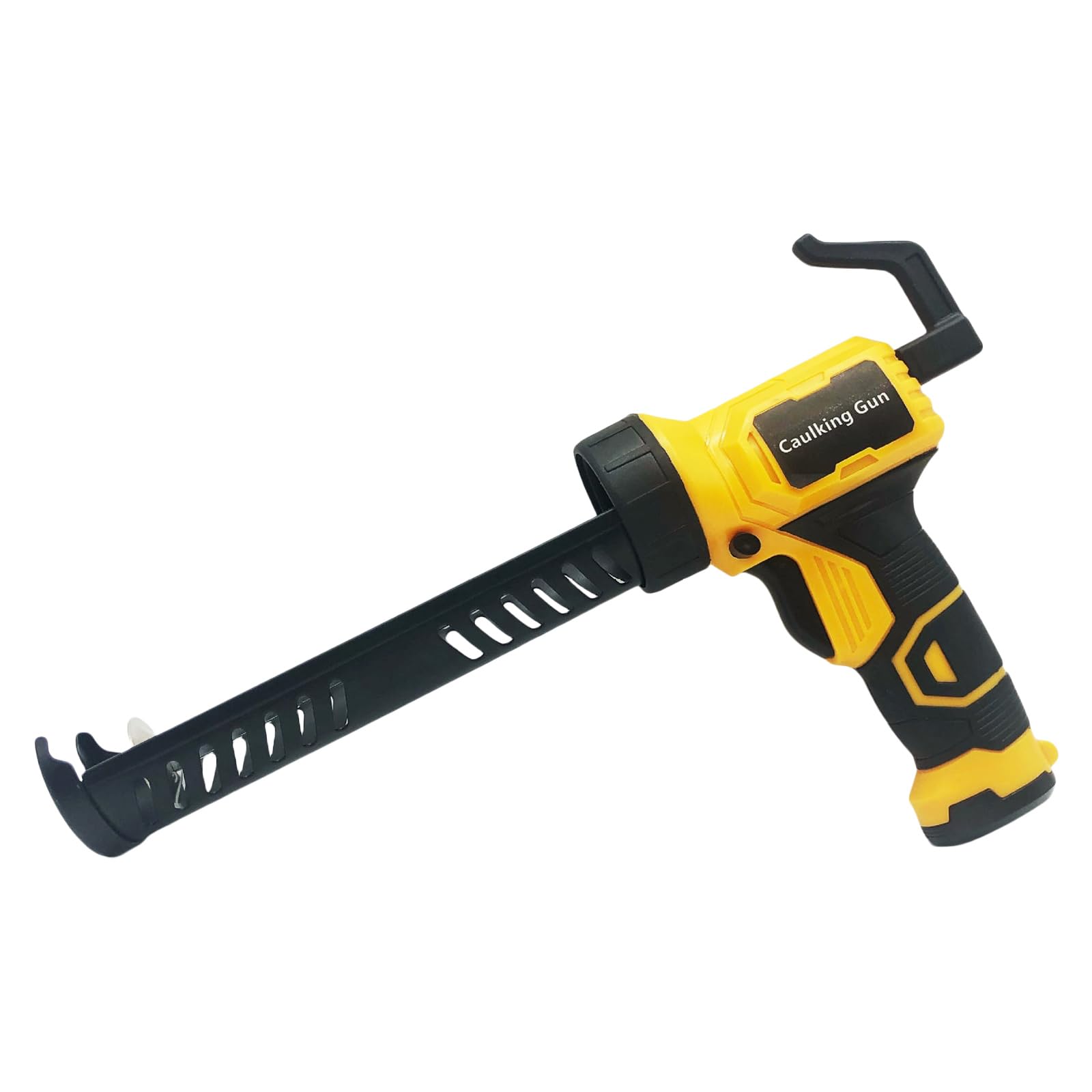 Pistola de calafateo eléctrica inalámbrica, funciona con batería, 4 velocidades, con luz LED ajustable de 10 onzas/300 ml