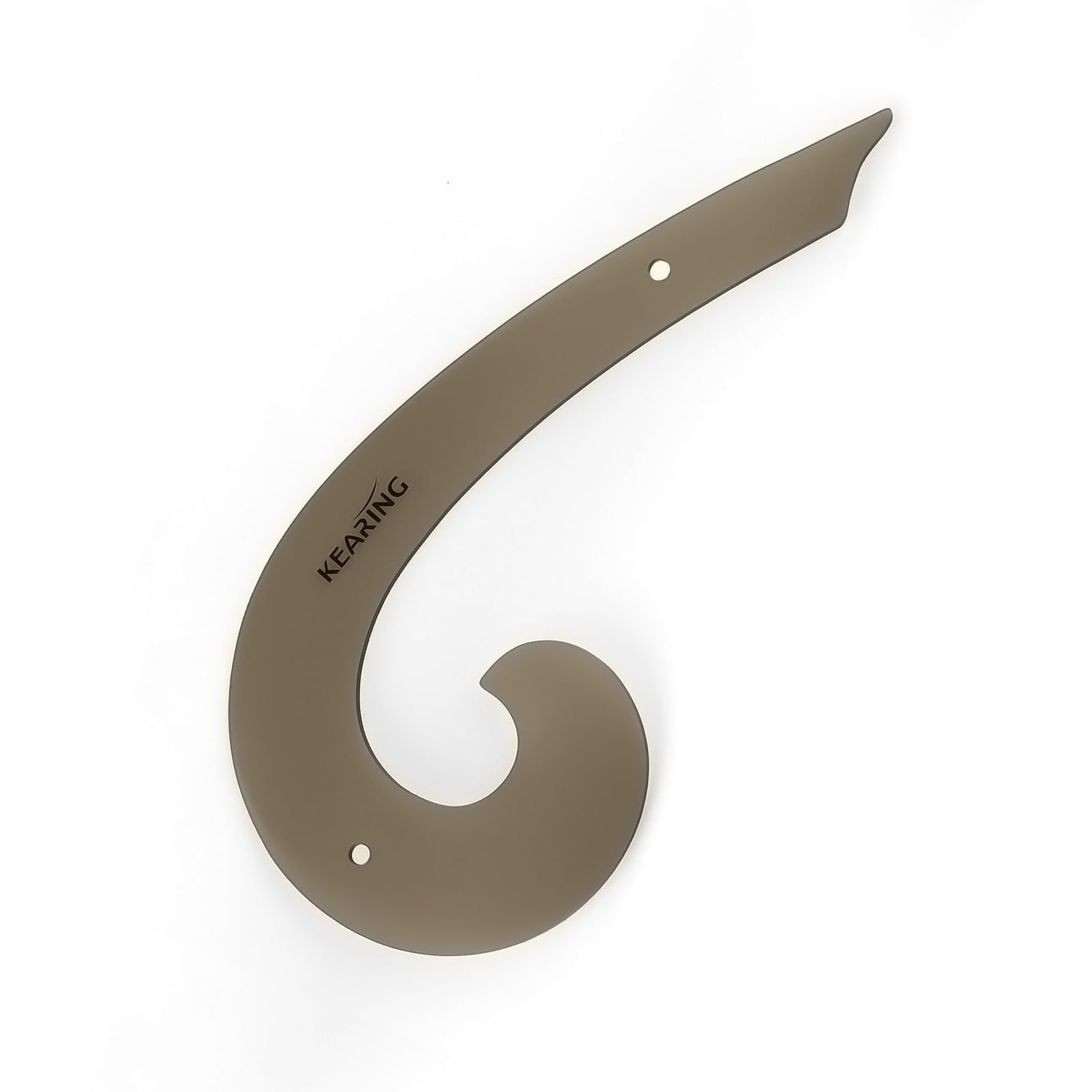 KEARING 9"(23CM) Classic Acrylic French Curve Ruler Vary Form Curve Clear Hip Measuring Curve Ruler for Sewing Fashion Pattern Making Dressing Making, Design Supplies