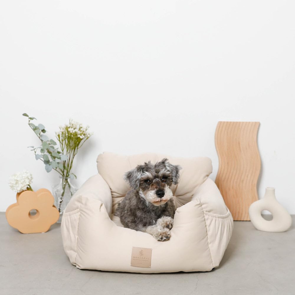 モンシェリ　ドライブベッド　モカ Amazon | moncheri モンシェリ 犬 カー用品 ふんわりドライブペット
