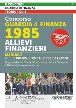 Concorso Guardia di Finanza 1985 Allievi