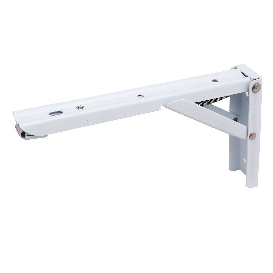 Sourcingmap 20cm 8-inch Length Spring Loaded Triangle Folding Shelf Support Bracket Brace 2pcs - Image 2
