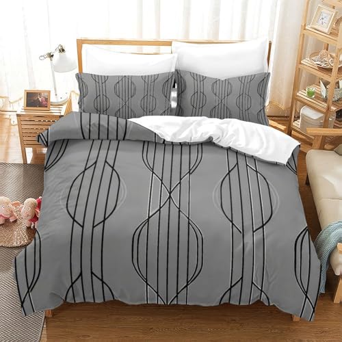 Housse de couette panda 220x240 hypoallergénique avec fermeture éclair - 3