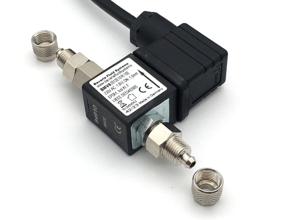 Bavaria Fluid Systems Profi Line-Magnetventil für CO2-Nachabschaltung mit Rückschlagventil 53660