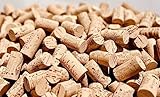 Corchos de vino, grado SUPREMA, auténticos, totalmente naturales, impresos de alta calidad, corcho de grado artesanal, sin circular, uniforme y limpio, manualidades, aglomerado y natural, nunca
