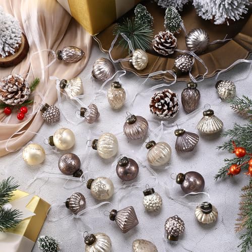 Jetec Mini Copper Mercury Glass Ornaments