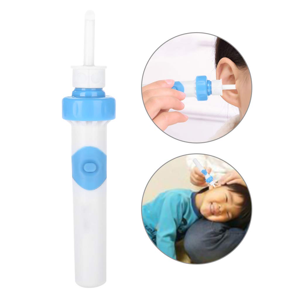 Eliminación de Cerumen Eléctrico, Limpiador de Oídos, Aspirador de Oídos, Kit de Eliminación de Cerumen, Limpiador de Cerumen de Oído, Aspirador Eléctrico Automático de Cera de Oído, Removedor de Ceru