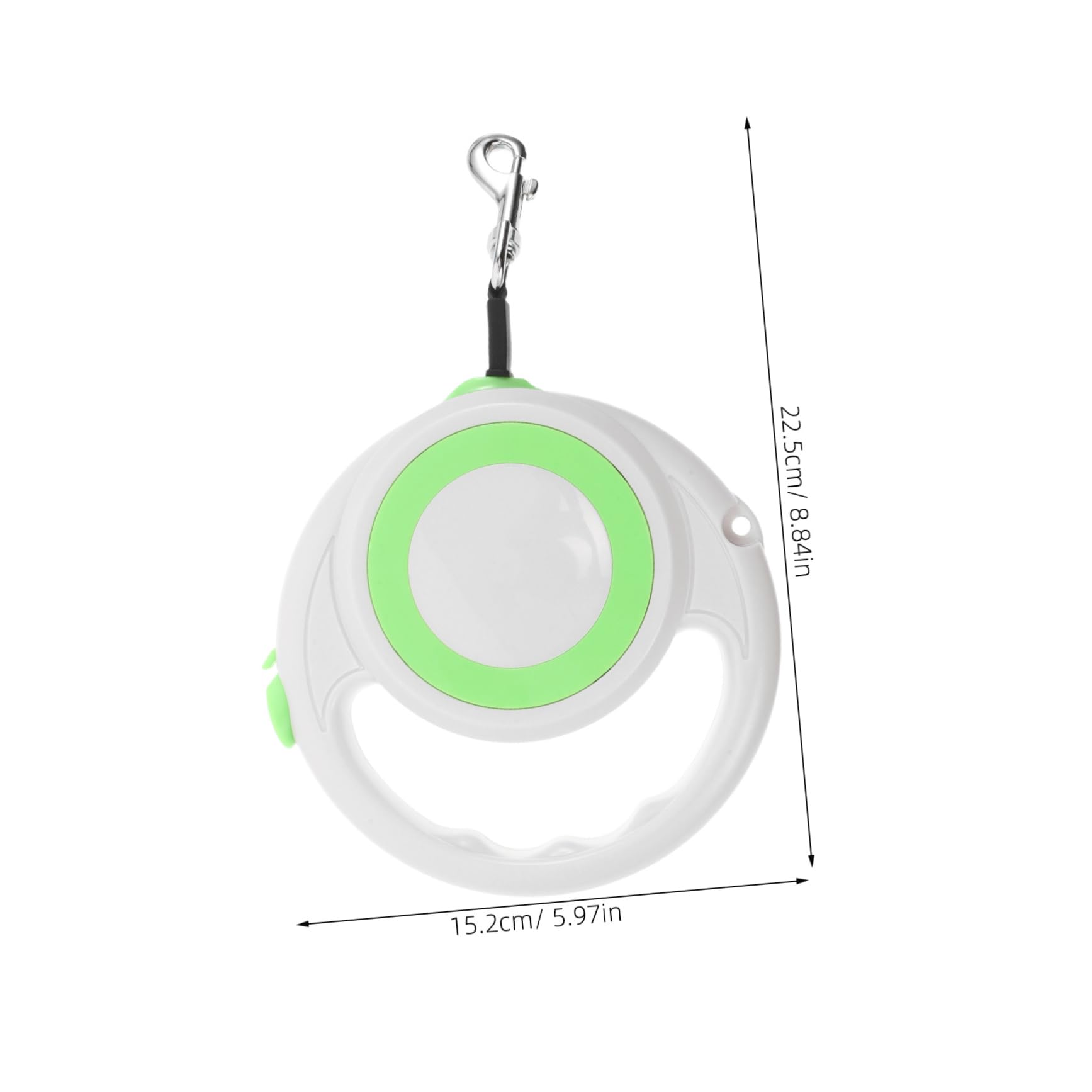 Yardwe Retractable Dog Leash Adjustable Pet Traction Rope with Automatic Expandable Ring for Puppy Small Medium Large Dog Walking Leash Tangle Free Design