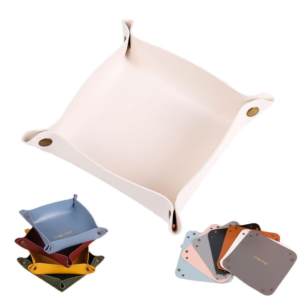 Amazon｜小物入れ トレー レザー 折りたたみ式 アクセサリー