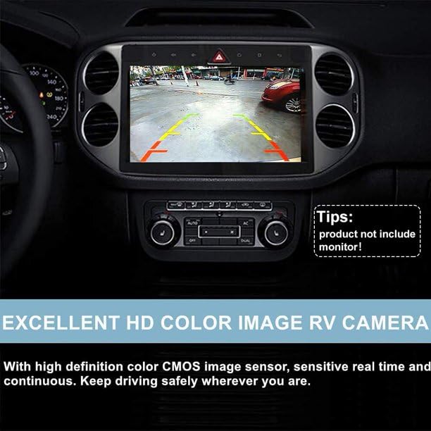 Image of License Plate Backup Camera, Waterproof IP68 Backup View Camera, Car Rear View Camera Night Vision with Infrared LED, 170All-Round View, Reverse Camera for Cars