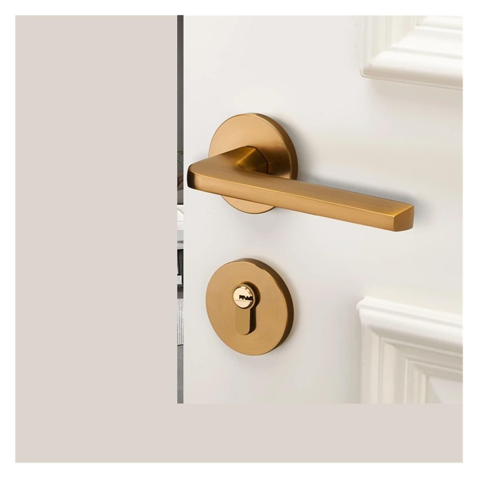 Poignée de porte chambre serrure fendue résout les intrusions
