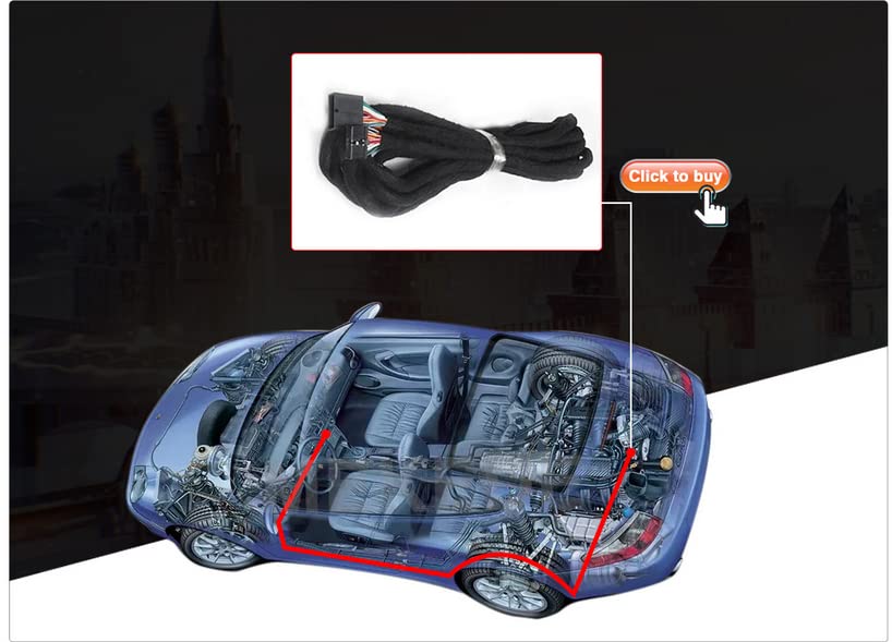 6 Meter Extension Power Cable Radio Antenna for BMW E39/46Vehicle DVD GPS Headunit Installation