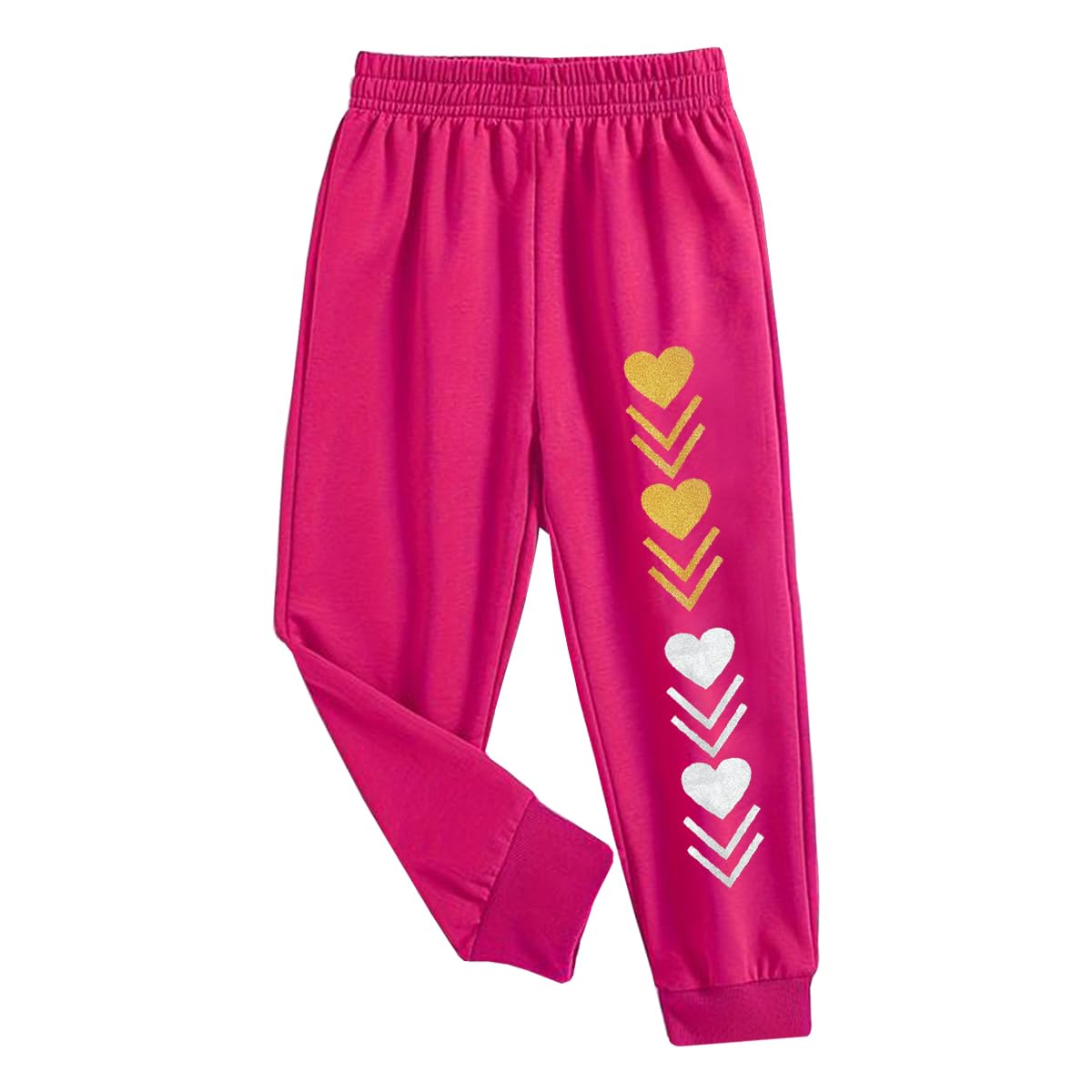 Kuchipoo Girls Regular Fit Track Pants - Pack of 5 (KUC-LOW-122, Multi-Colored, 11-12 Years) | Rise Style: Mid Rise - Image 7 thumbnail