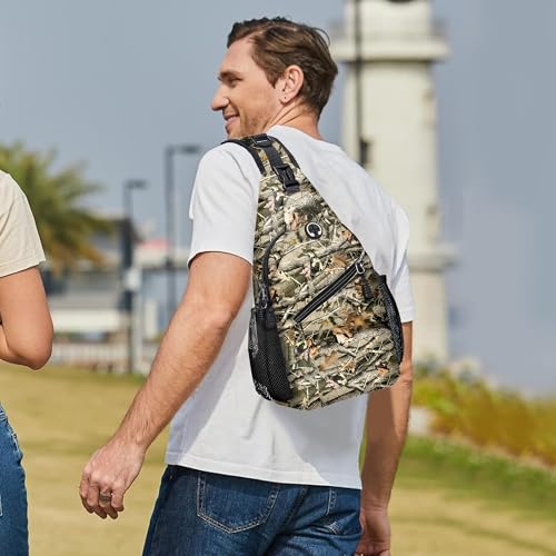 Bolso Sling Camuflado para Senderismo y Paseos miniatura 2