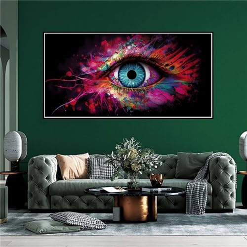 DIY peinture diamant 5D grand format 50x100 cm : kit complet broderie strass carrés point de croix - 2