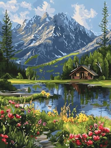 Peinture diamant adulte 45x60 cm grand format sans pixelisation