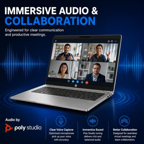 Image of HP ProBook 4 G1iR 14 Laptop | Intel Core 5 120U Processor | 8GB DDR5 RAM | 512GB PCIe NVMe SSD | 14-Inch Display | Intel Wi-Fi 6E, Bluetooth 5.3 | DOS | 65W USB Type-C Adapter (CC0M1AT)