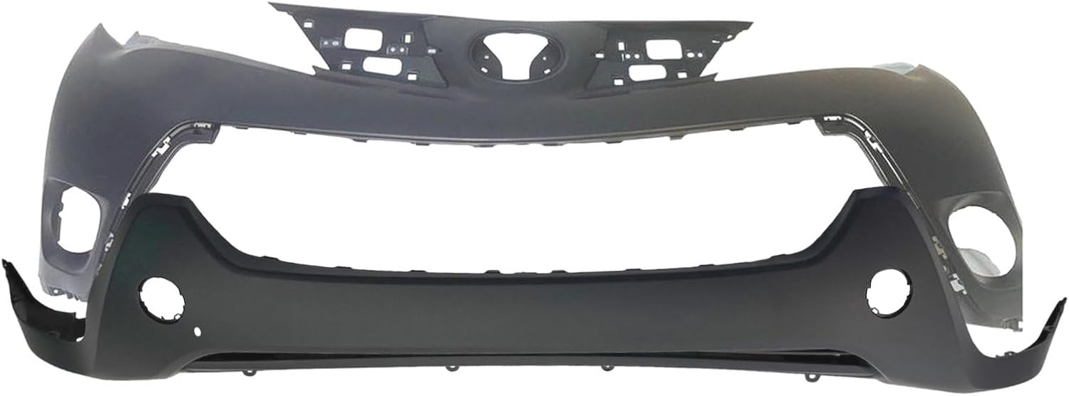 FitParts Compatible with Front Bumper Covers Kit 2013 2014 2015 Toyota RAV4 LE XLE USA Built TO1014101 TO1015108, 521190R911 524110R010