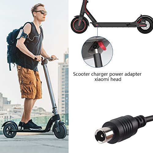 LUFEIS Oplader voor scooter, 42 V 2 A AC voeding, fietsoplader voor elektrische fietsen, elektrische zelfbalancerende scooter voor Xiaomi M365, M365 Pro - Afbeelding 5