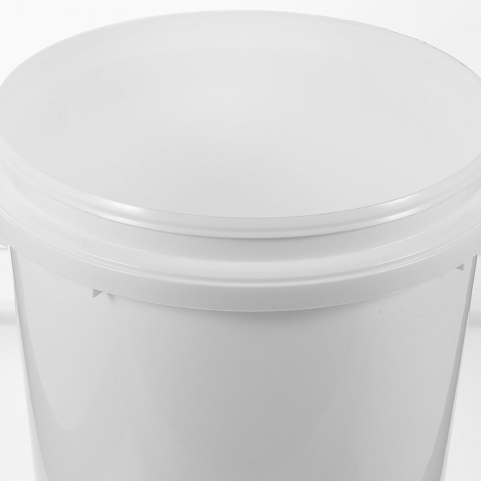 jojofuny Secchio per Pittura Bianco da 10l in Hdpe Ermetico e Resistente Agli Urti con Coperchio, per Imballaggio Vernici e Conservazione Quotidiana