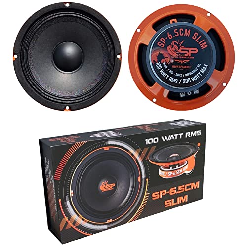Venduti a coppia; Midrange Sp Audio da 16,50 cm di diametro (6,5
