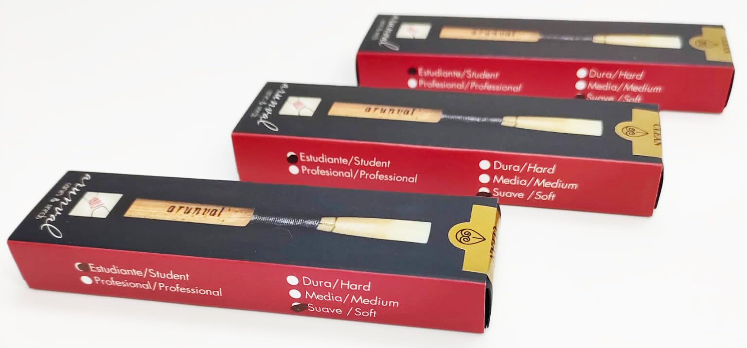 Pack Economique 3 Anches Hautbois Étudiant ARUNVAL Doux