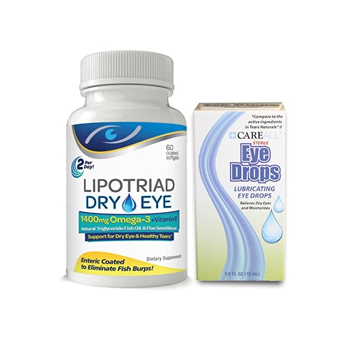Buy Complete Dry Eye Relief Kit 1400mg Omega 3 Dry Eye Supplement