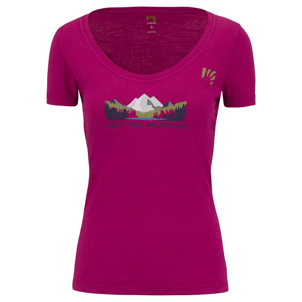 KARPOS 2532036-653 AMBRETTA W T-Shirt T-Shirt Women's Cherries Jubilee Size M
